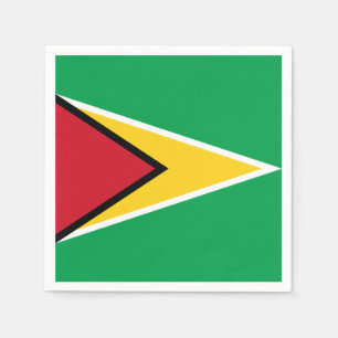 Servilleta De Papel Bandera de Guyana