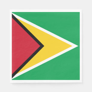 Servilleta De Papel Bandera de Guyana