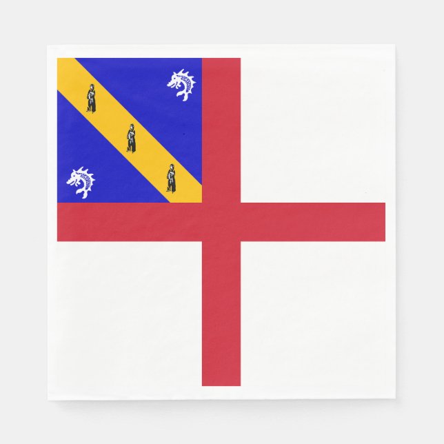 Servilleta De Papel Bandera de Herm (Anverso)