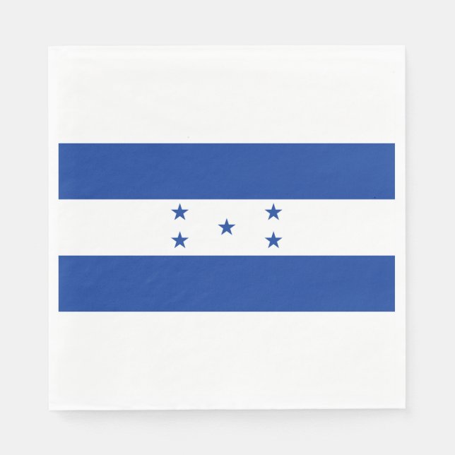 Servilleta De Papel Bandera de Honduras (Anverso)