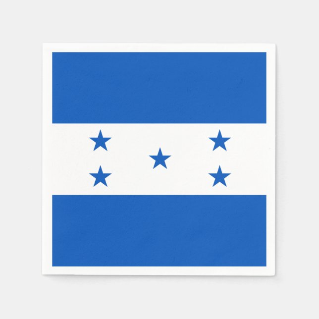 Servilleta De Papel Bandera de Honduras (Anverso)