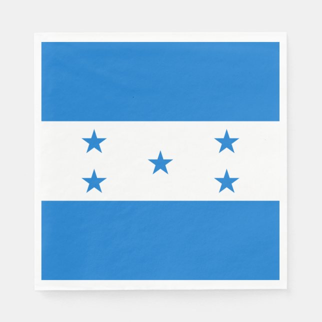 Servilleta De Papel Bandera de Honduras (Anverso)