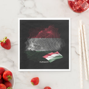 Servilleta De Papel bandera de Hungría