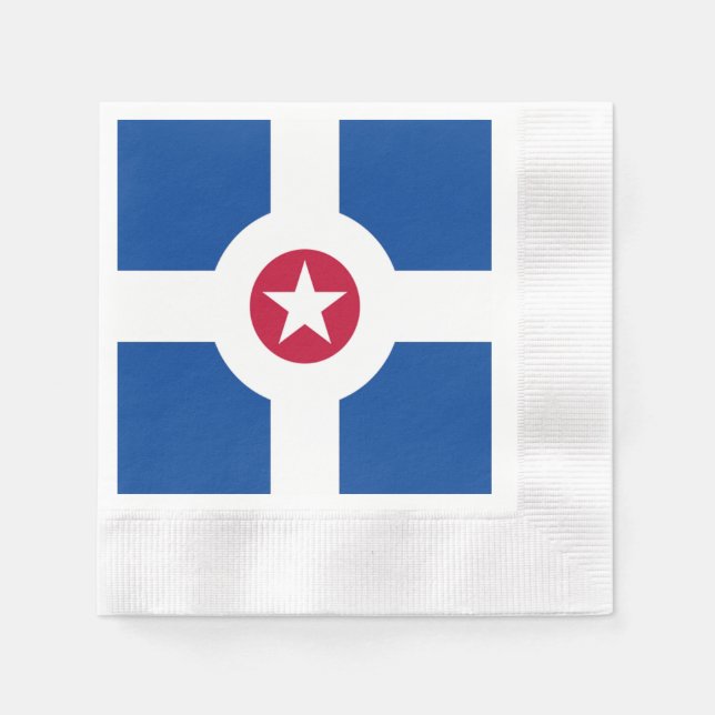 Servilleta De Papel Bandera de Indianápolis (Anverso)
