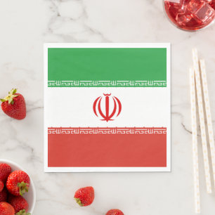 Servilleta De Papel Bandera de Irán