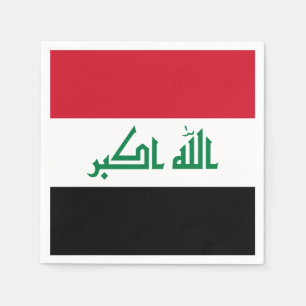Servilleta De Papel Bandera de Iraq