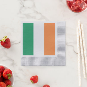 Servilleta De Papel Bandera de Irlanda: Estandarte Irlandés, Reino Uni