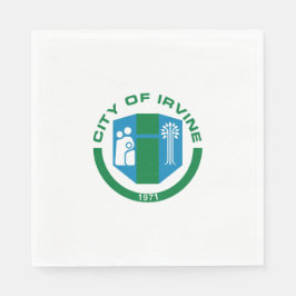 Servilleta De Papel Bandera de Irvine (California)
