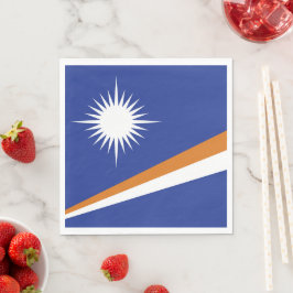 Servilleta De Papel bandera de Islas Marshall