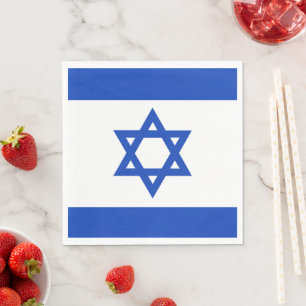 Servilleta De Papel Bandera de Israel