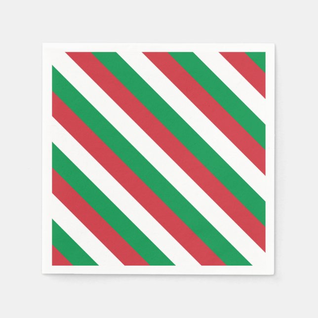 Servilleta De Papel Bandera de Italia (Anverso)