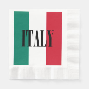 Servilleta De Papel Bandera de Italia Italia IL italiano Tricolore