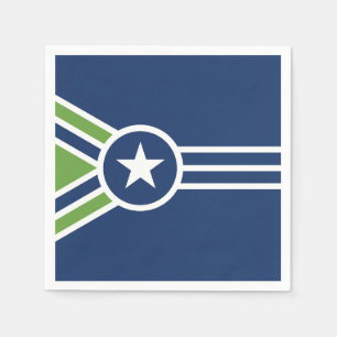 Servilleta De Papel Bandera de Jackson, Tennessee