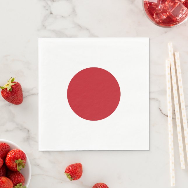 Servilleta De Papel Bandera de Japón (In situ)