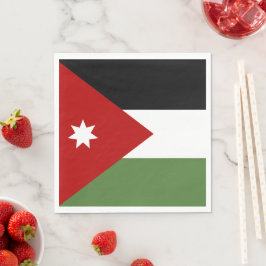 Servilleta De Papel Bandera de Jordania