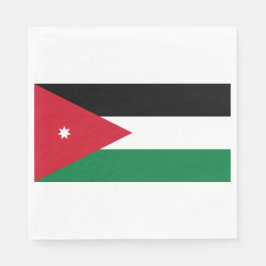 Servilleta De Papel Bandera de Jordania
