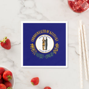 Servilleta De Papel Bandera de Kentuckian, Bandera de Kentucky