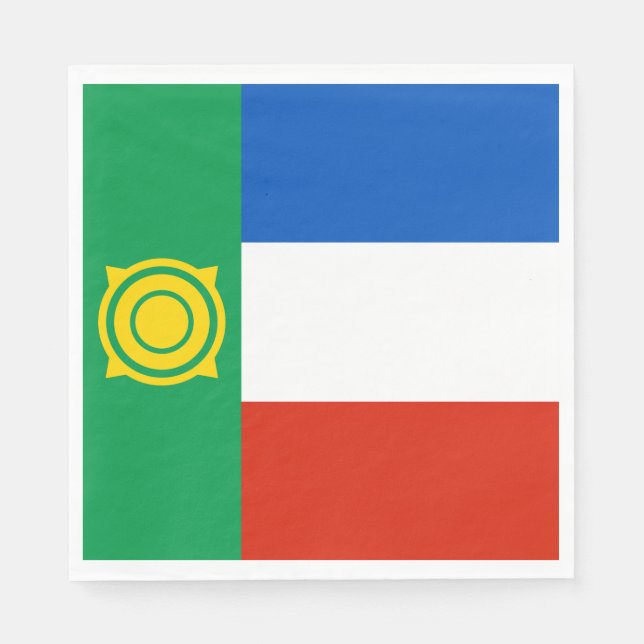 Servilleta De Papel Bandera de Khakasia (Anverso)