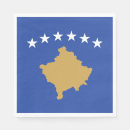 Servilleta De Papel Bandera de Kosovo