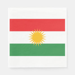 Servilleta De Papel Bandera de Kurdistán
