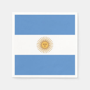 Servilleta De Papel Bandera de la Argentina