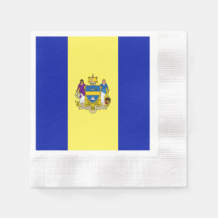 Servilleta De Papel Bandera de la ciudad de Filadelfia