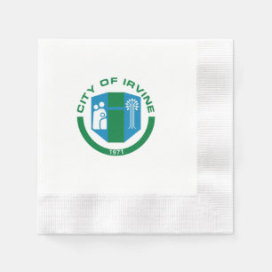 Servilleta De Papel Bandera de la ciudad de Irvine