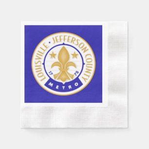 Servilleta De Papel Bandera de la ciudad de Louisville