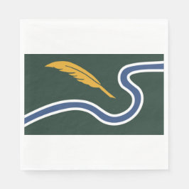 Servilleta De Papel Bandera de la ciudad de Northampton (Massachusetts