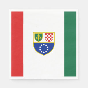 Servilleta De Papel Bandera de la Federación de Bosnia-Herzegovina