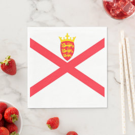 Servilleta De Papel Bandera de la Isla de Jersey