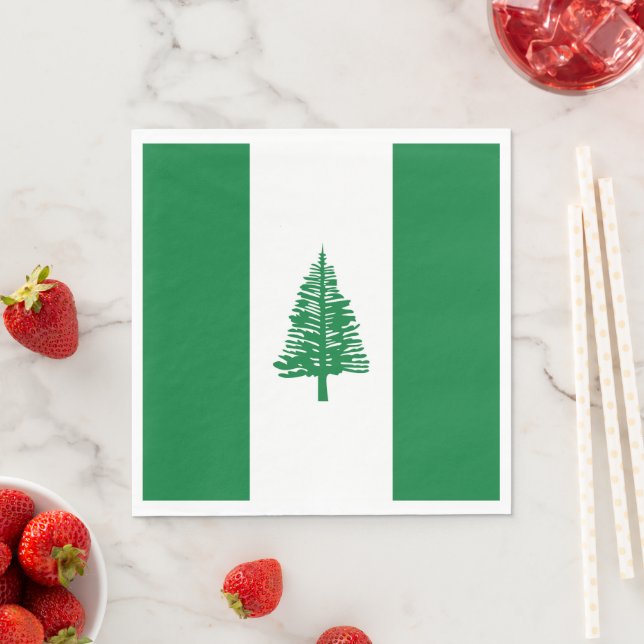 Servilleta De Papel Bandera de la isla Norfolk (In situ)