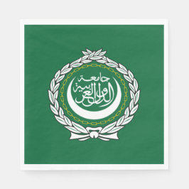 Servilleta De Papel Bandera de la Liga Árabe