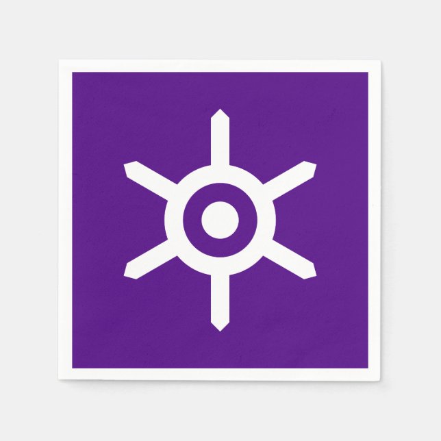 Servilleta De Papel Bandera de la prefectura de Tokio, servilletas de  (Anverso)