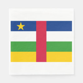 Servilleta De Papel Bandera de la República Centroafricana