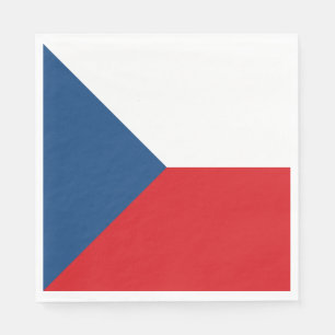 Servilleta De Papel Bandera de la República Checa