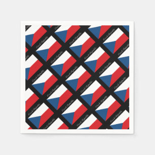 Servilleta De Papel Bandera de la República Checa - Ceska Republika