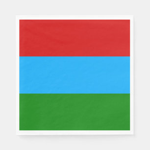 Servilleta De Papel Bandera de la República de Carelia