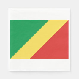 Servilleta De Papel Bandera de la República del Congo