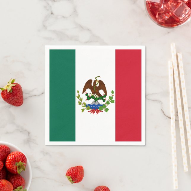 Servilleta De Papel Bandera de la República Mexicana: 1824-1835, Santa (In situ)
