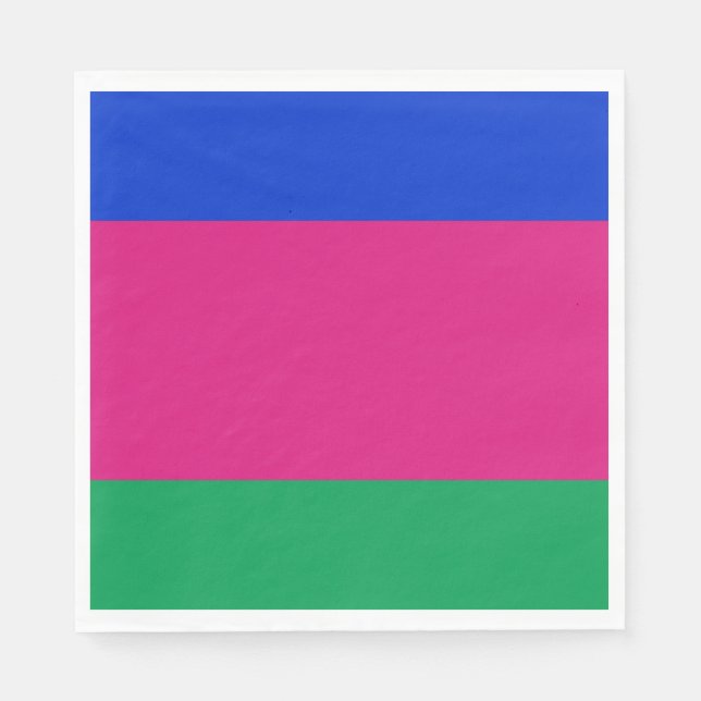 Servilleta De Papel Bandera de la República Popular de Kuban (Anverso)