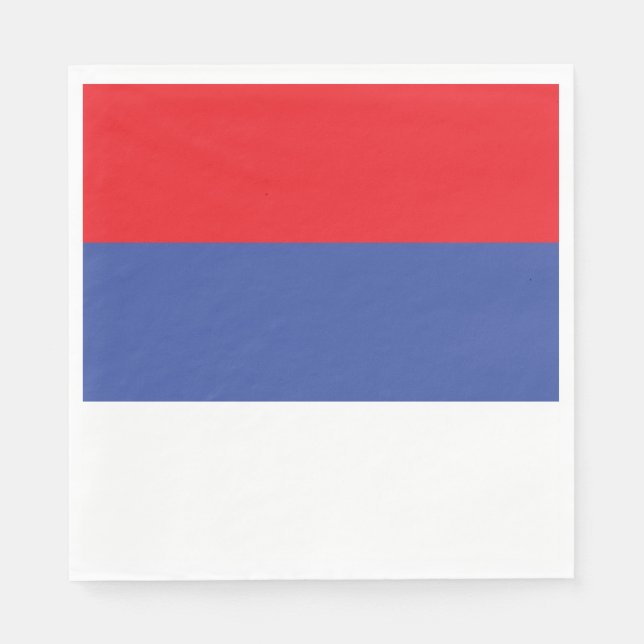 Servilleta De Papel Bandera de la República Srpska (Anverso)