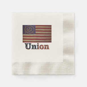 Servilleta De Papel Bandera de la Unión de la Guerra Civil ✨ historia