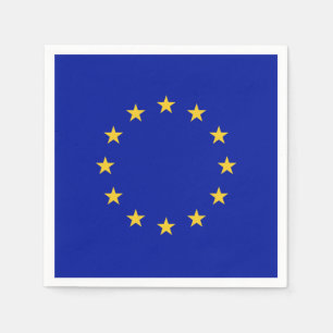 Servilleta De Papel Bandera de la Unión Europea