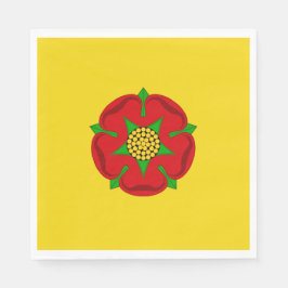 Servilleta De Papel Bandera de Lancashire