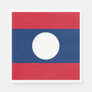 Servilleta De Papel Bandera de Laos