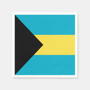 Servilleta De Papel Bandera de las Bahamas