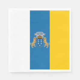 Servilleta De Papel Bandera de las Islas Canarias (Canarias) (Canarias