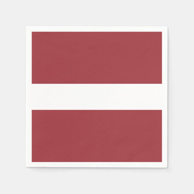 Servilleta De Papel Bandera de Letonia (Anverso)