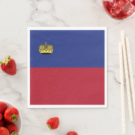 Servilleta De Papel Bandera de Liechtenstein